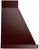 Ilve® Nostalgie II Noblesse 36" Burgundy Wall Mounted Range Hood with Burnished Trim-2