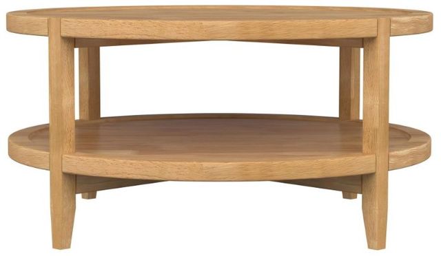 Coaster® Camillo Maple Brown Round Coffee Table-2