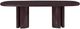 TOV Furniture Zola Burgundy Lacquer Oval Dining Table-3