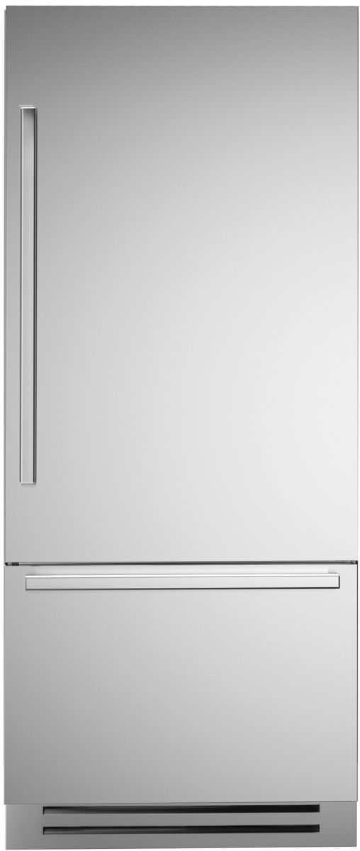 Bertazzoni 36 in. 19.6 Cu. Ft. Stainless Steel Built In Counter Depth Bottom Freezer Refrigerator