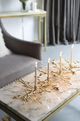 A & B Home Gold/Nickle Candlestick Table Display-3