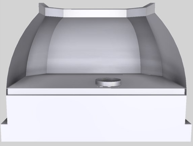 Vent-A-Hood® Designer Series 42" White Wall Mounted Range Hood-4