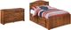 Signature Design by Ashley® Barchan 2-Piece Medium Brown Full Panel Bed Set-0