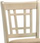 Intercon Mission Casuals French Oak/Rustic White Lattice Back Stool-2
