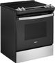 Whirlpool® 30" Stainless Steel Slide-In Electric Range with Frozen Bake™ Technology-2