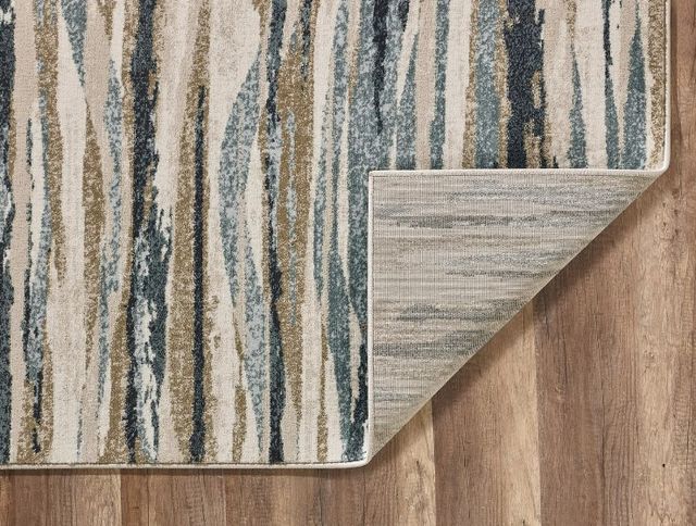 KAS Rugs Avalon Blue/Ivory Landscapes 5'x8' Area Rug-3