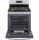 GE® 30" Free Standing Gas Range-Stainless Steel/Black-1