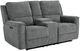 Bassett® Furniture Club Level Calvin Forest Power Reclining Loveseat with Console-0