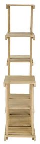 A & B Home Natural High Teak Wood Flower Shelf-2