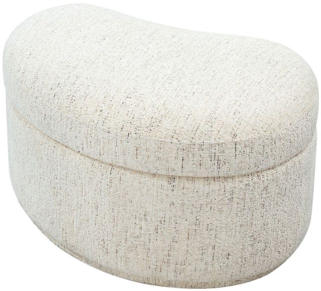 Modus Furniture Anansi Afra Chinchilla Upholstered Storage Ottoman-2