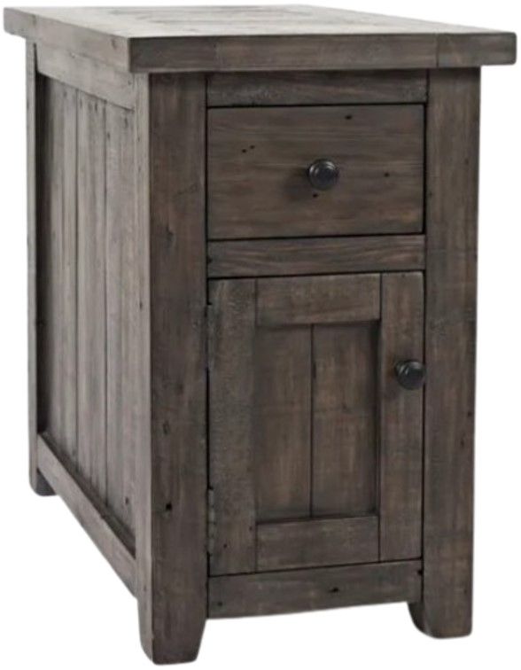 Jofran Inc. Madison County Barnwood Chairside Table-0