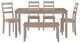 Signature Design by Ashley® Gesthaven 6-Piece Gray/Natural Dining Table Set-2