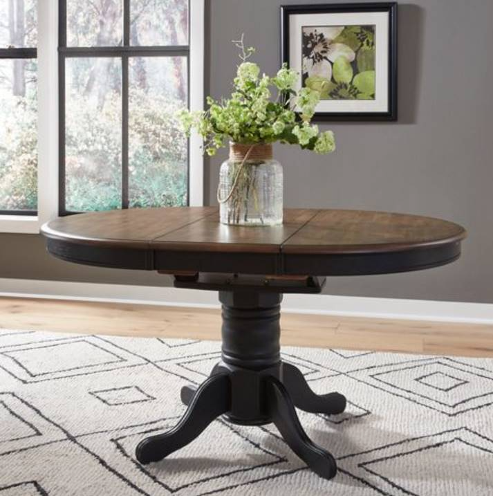 Carolina round pedestal table antique hotsell