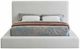 Meridian Furniture Devin Cream Queen Upholstered Panel Bed-1