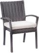 Enclover Trillium Black/White Arm Dining Chair-0