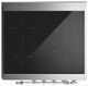 Ilve® Majestic III 30" Blue Gray Pro Style Induction Range with Solid Door and Chrome Trim-4