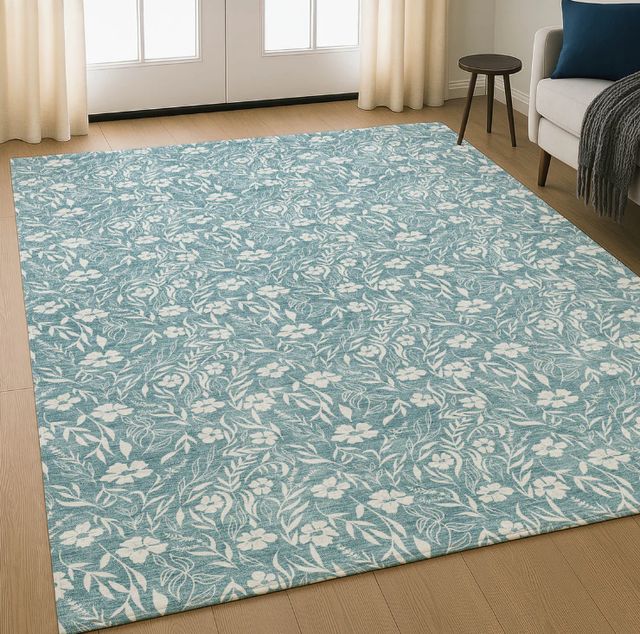 Dalyn™ Rug Company Soft Essentials SE4 Teal 5'x8' Area Rug-1