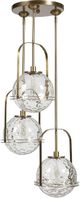Uttermost® Mimas Antique Brass 3-Light Cluster Pendant-3