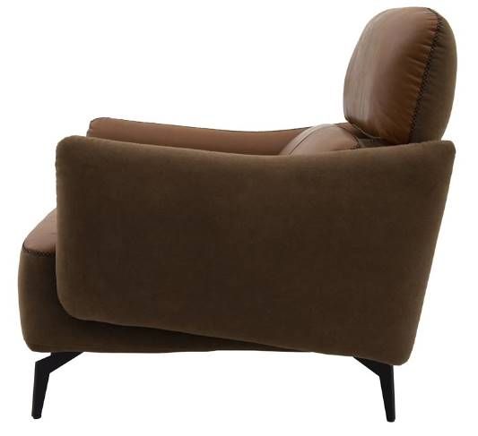 YHD Duri Brown Accent Chair-2