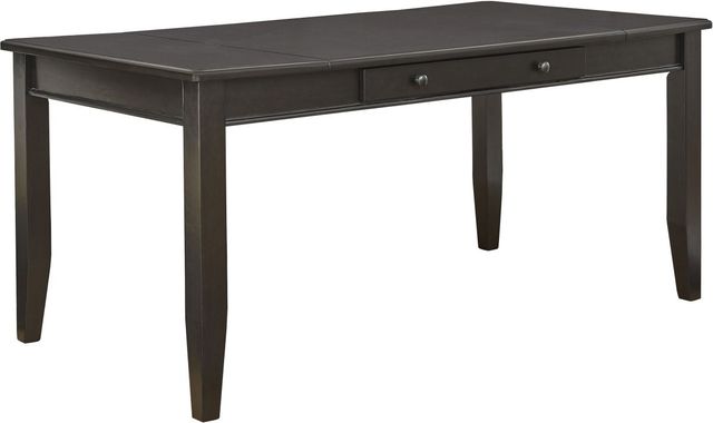 Signature Design by Ashley® Ambenrock Almost Black Storage Dining Table-0