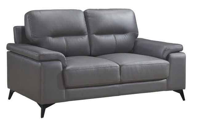Mazin Furniture Mischa Dark Gray Loveseat-1