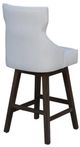 Nest Home Collections Lacey Barbury Pearl/Medium Gray Swivel Counter Stool-4