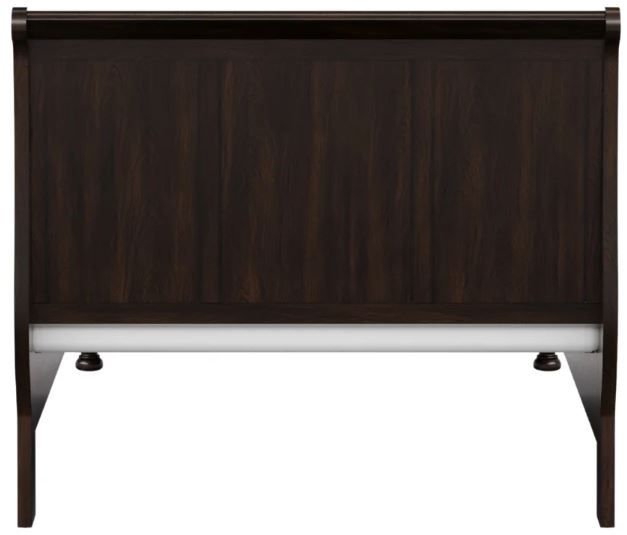 Bernards Prescott Cherry Queen Sleigh Storage Bed-3