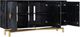 Hooker® Furniture Black Rustic 69" Entertainment Console-2