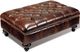 Campio Furniture Legacy Leather Govenor Brown Ottoman-0