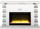 ACME Furniture Noralie Mirrored Fireplace with Bluetooth-3