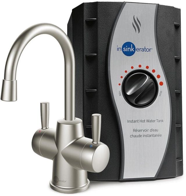 InSinkErator® HOT250 Satin Nickel Hot and Cold Water Dispenser-0