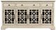 Jofran Inc. Craftsman Antique Cream 60" Media Console-2