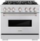 ZLINE Classic 36" Stainless Steel Pro Style Dual Fuel Range-0