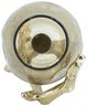 A & B Home Gold Pinched Candle Holder-4