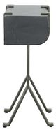 Fairfield® Sundries Equestrian Blackwashed Drink Table with Antique Zinc Base-2