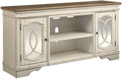 Signature Design by Ashley® Realyn Chipped White TV Stand