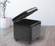 Kwality Imports 2012 Black Storage Ottoman-3