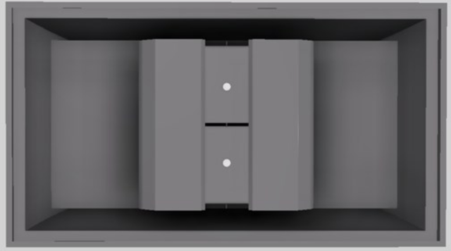 Vent-A-Hood® Designer Series 54" Gunsmoke Island Range Hood-2