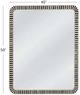 Basset Mirror Cyrus Black/Cream/Gray Wall Mirror-2