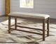Signature Design by Ashley® Moriville Beige Counter Dining Bench-2