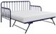 Mazin Furniture Constance Navy Navy Blue Daybed With Trundle-1