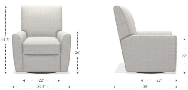 La-Z-Boy® Customizable Dora Swivel Gliding Chair-4