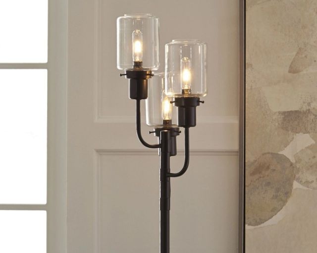 Signature Design by Ashley® Jaak Bronze Metal Floor Lamp-1
