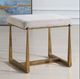 Uttermost® Midas Antique Gold Small Bench-2