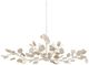 Currey & Company Lunaria Contemporary Silver Leaf Oval Chandelier-3