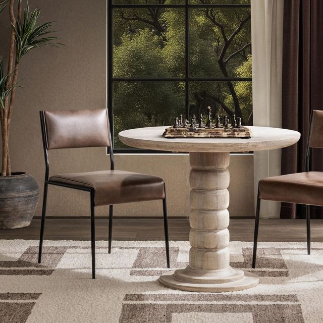 Classic Home Kayne 2-Piece Sand Dining Chair Set-1
