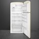 Smeg 50's Style 32" 19.3 Cu. Ft. Cream Top Freezer Refrigerator-4