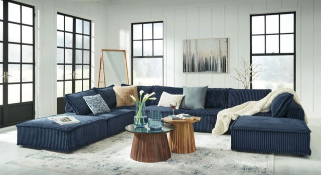 Signature Design by Ashley® Bales 7-Piece Navy Modular Seating-3