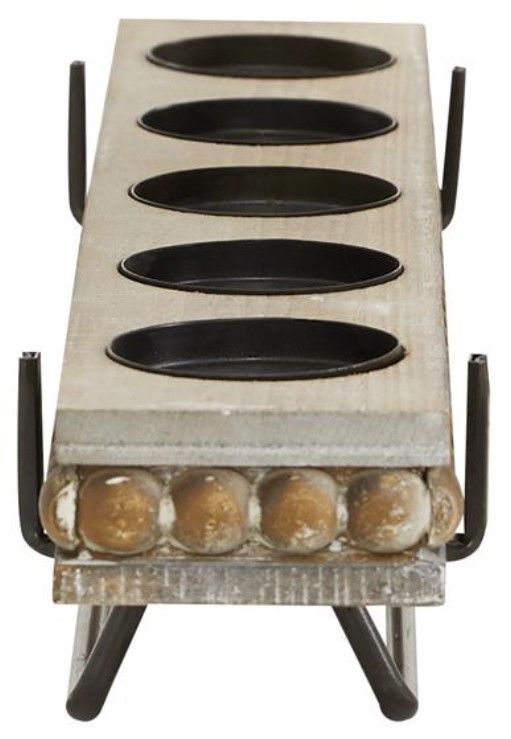 Deco Marche Brown Decorative Candelabra-2