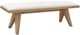 Modus Furniture Sumire Ginger/Natural Upholstered Bench-0